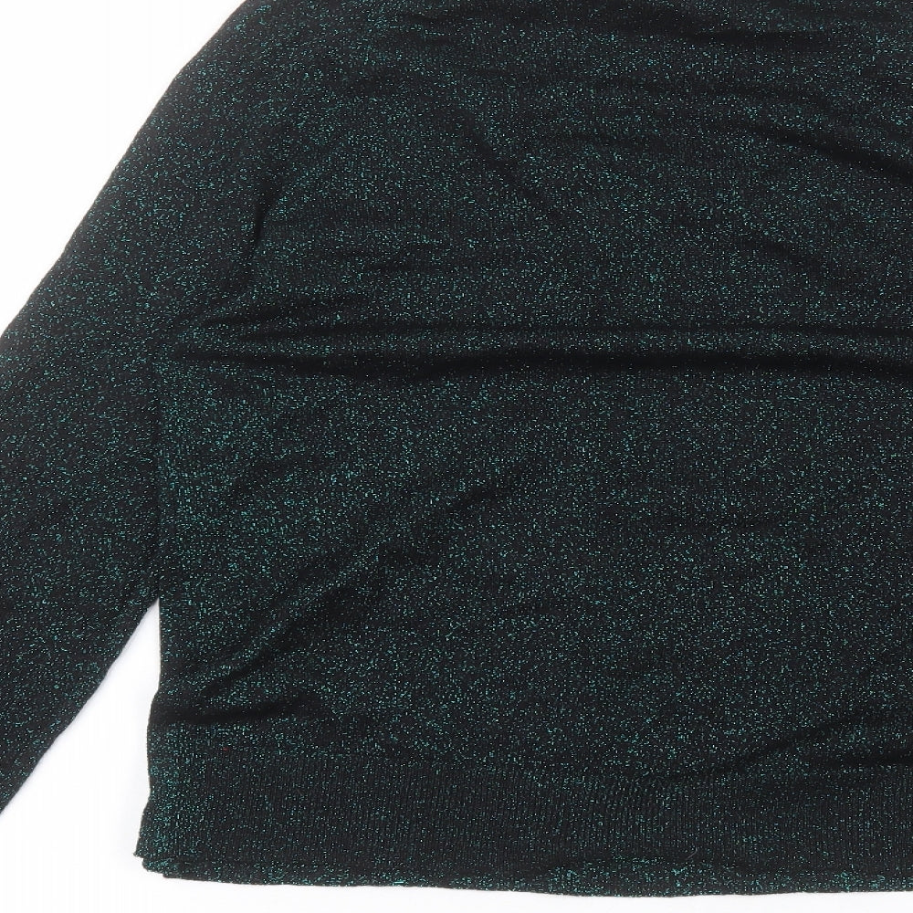 F&F Womens Black Basic T-Shirt Size 10