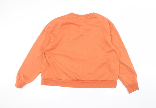 Primark Womens Orange Pullover Jumper Size L