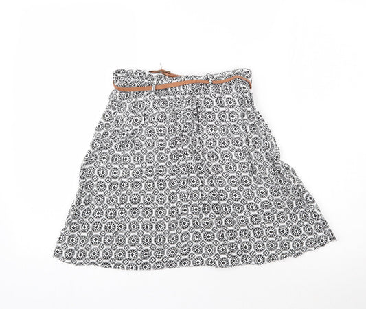 Atmosphere Womens Multicoloured Geometric  A-Line Skirt Size 6