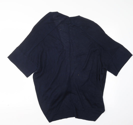 Womens UK Size S NEXT Blue Cardigan Jumper