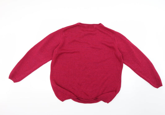 isle Womens Pink Pullover Jumper Size 22