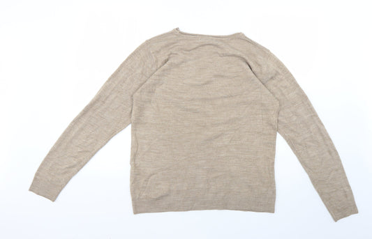 Atmosphere Womens Beige Pullover Jumper Size 14