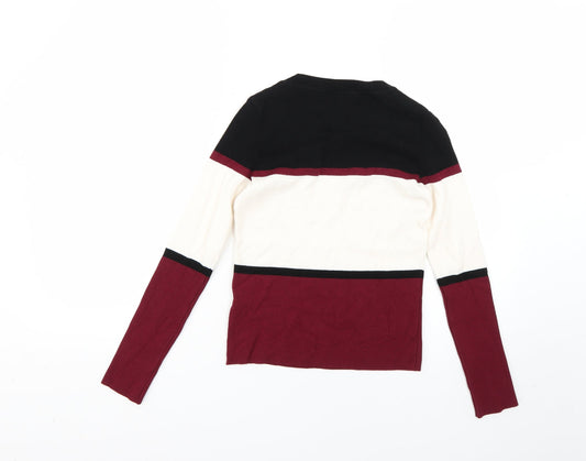 Womens UK Size 6 Select Multicoloured Pullover Jumper