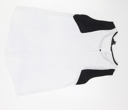 Atmosphere Womens White Basic Tank Size 12