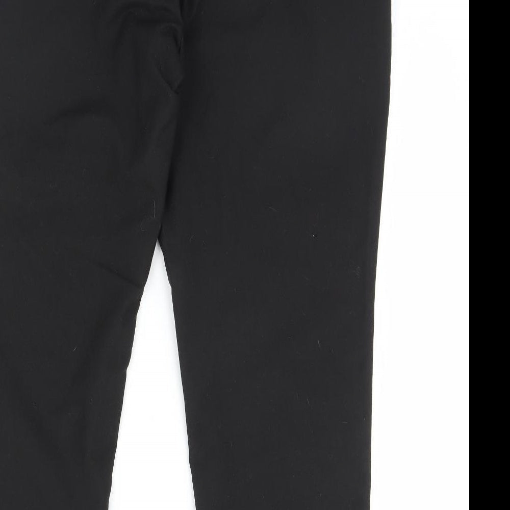 William & Brown Womens Black Dress Pants Trousers Size 38 L30 in