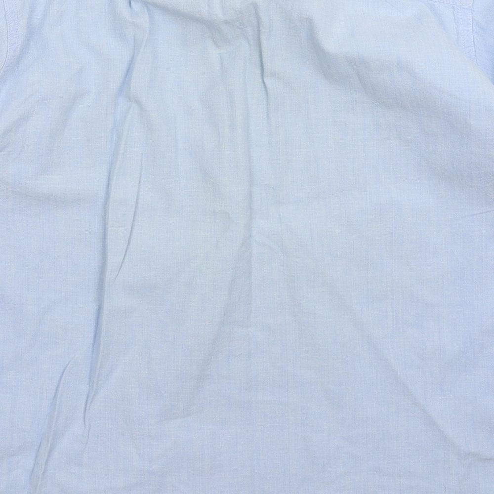 Splinter Mens Blue Button-Up Size S