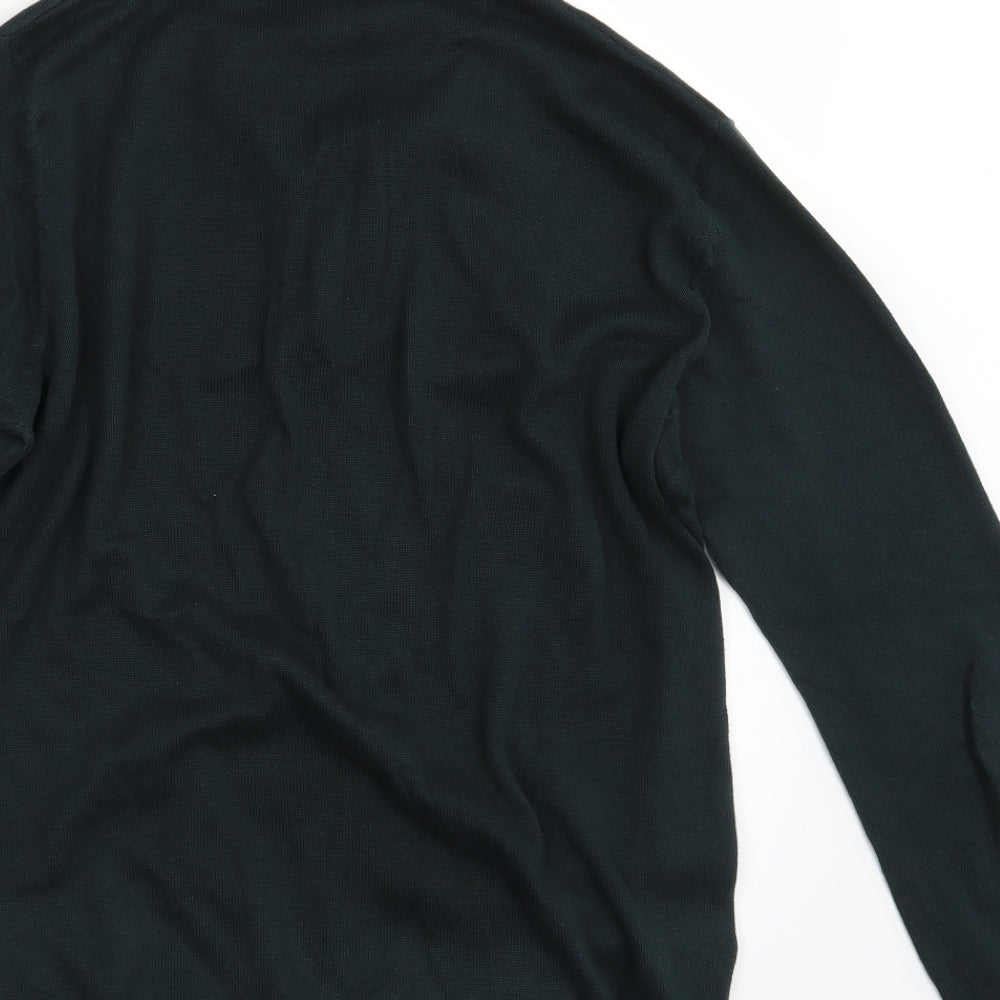 Womens UK Size S Brave Soul Green Pullover Jumper