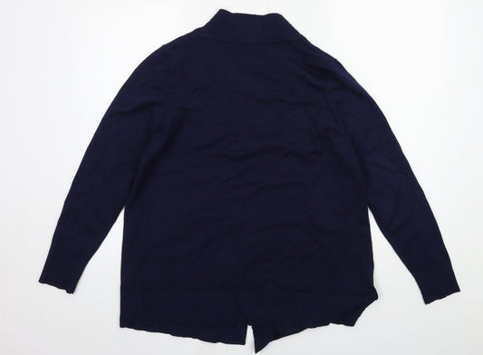 Womens UK Size 14 Bonmarché Blue Cardigan Jumper