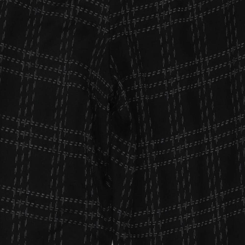 Bonmarché Womens Green Striped Jersey Trousers Size 16 L25 in