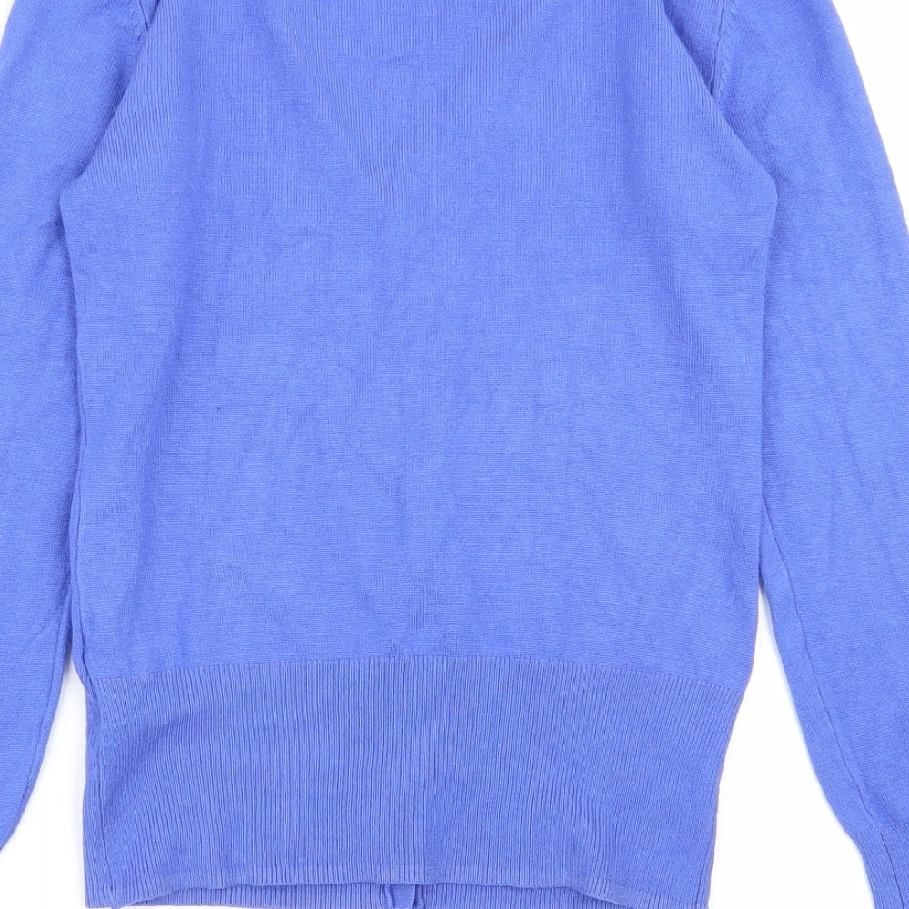 Womens UK Size 10 ESMARA Blue Cardigan Jumper