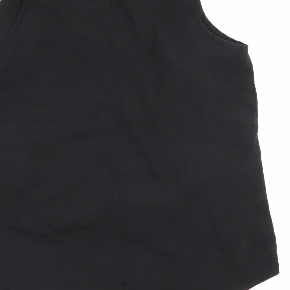 Womens UK Size 12 Simply Be Black Basic Blouse