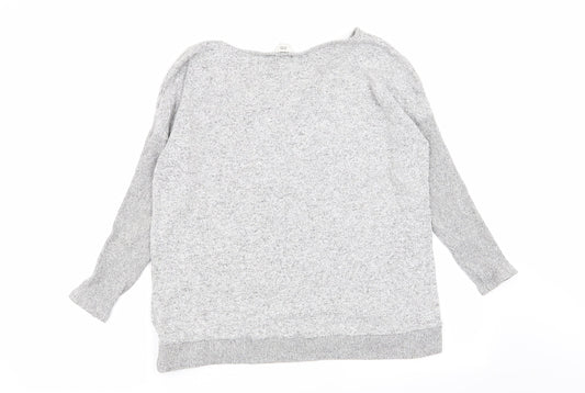 Womens UK Size S River Island Grey Pullover Jumper