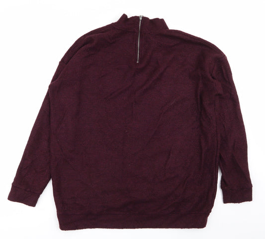 Womens UK Size 14 NEXT Purple Pullover Jumper