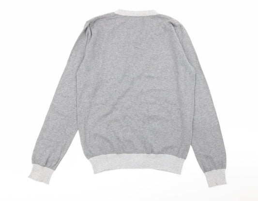 Cedar Wood State Mens Grey Cardigan Jumper Size S
