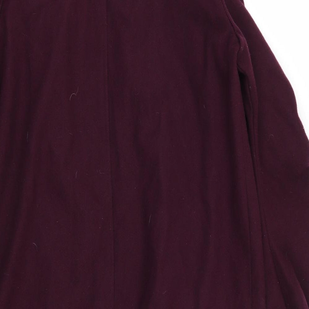 Primark Womens Purple Overcoat Coat Size 10