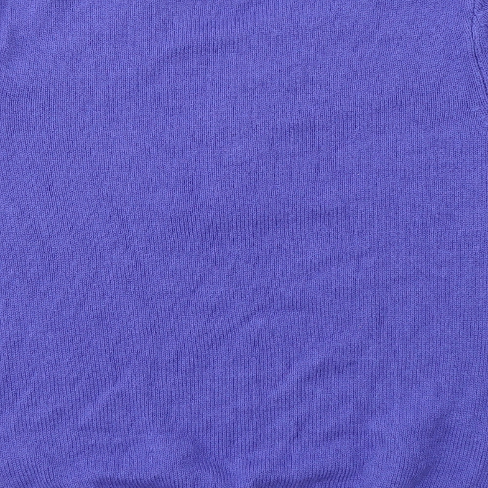 Womens UK Size 10 Damart Purple Pullover Jumper