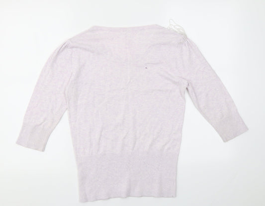 Debenhams Womens Purple Pullover Jumper Size 14