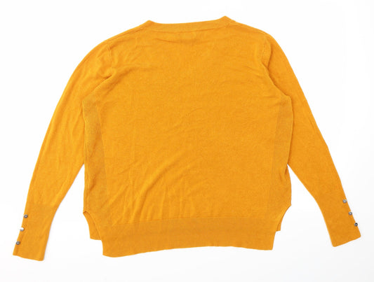 Primark Womens Orange Pullover Jumper Size L