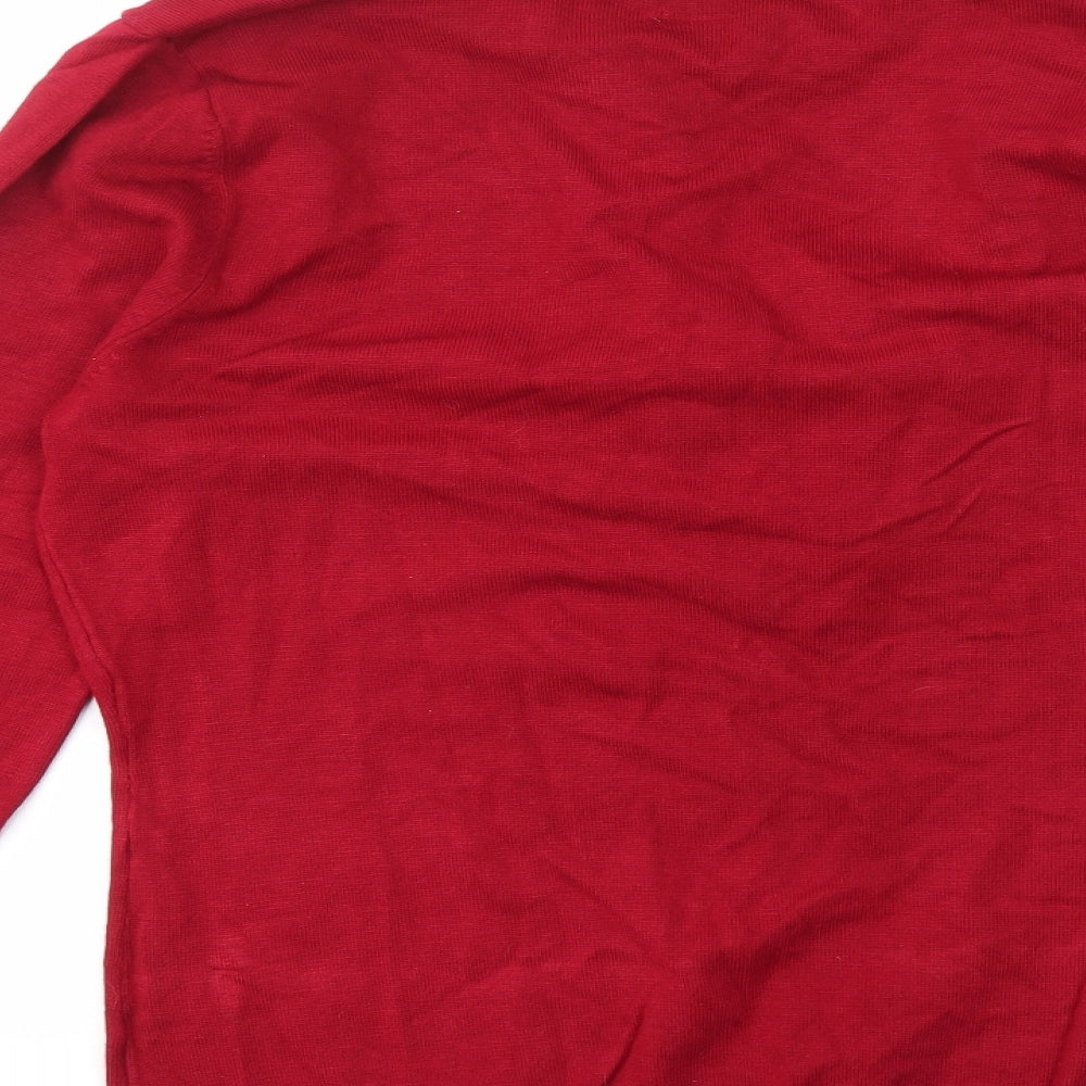 Womens UK Size 14 WARDROBE Red Pullover Jumper