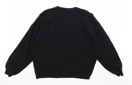 F&F Womens Black Pullover Jumper Size 12