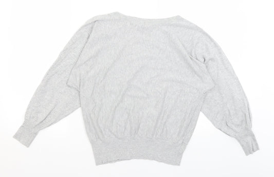 Womens UK Size 14 Dorothy Perkins Grey Pullover Jumper