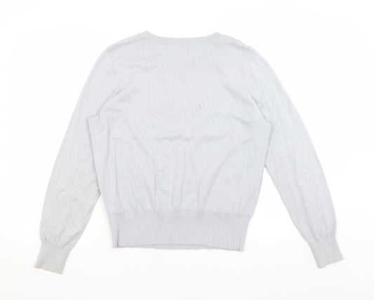 Womens UK Size L Oasis Blue Pullover Jumper