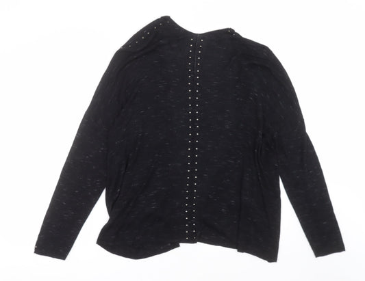 Womens UK Size 16 Marks and Spencer Black Cardigan Jumper