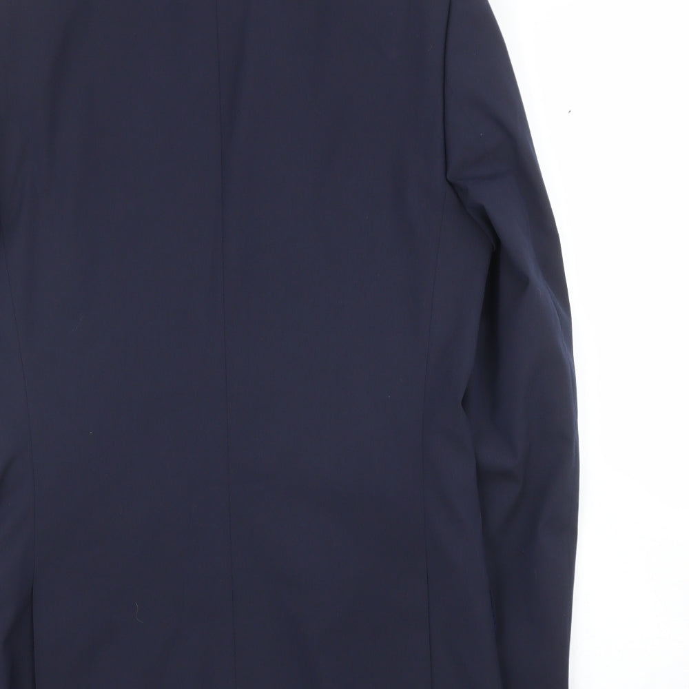 Mens UK Size 38 M&S Regular Blue Suit Jacket
