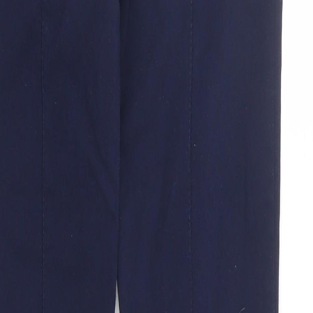Primark Womens Blue Carrot Trousers Size 4 L26 in