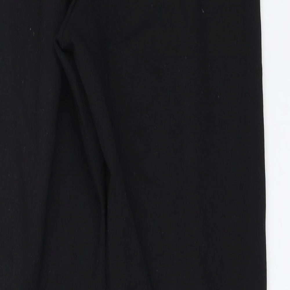 Womens UK Size 8 Miss Selfridge Regular Fit Capri Black Trousers
