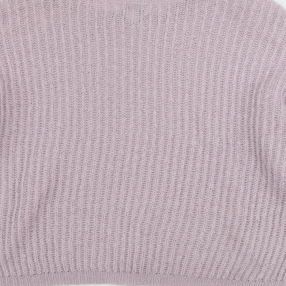Womens UK Size S Jaqueline de Yong Pink Pullover Jumper