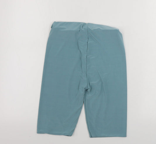 PRETTYLITTLETHING Womens Blue   Sweat Shorts Size 6