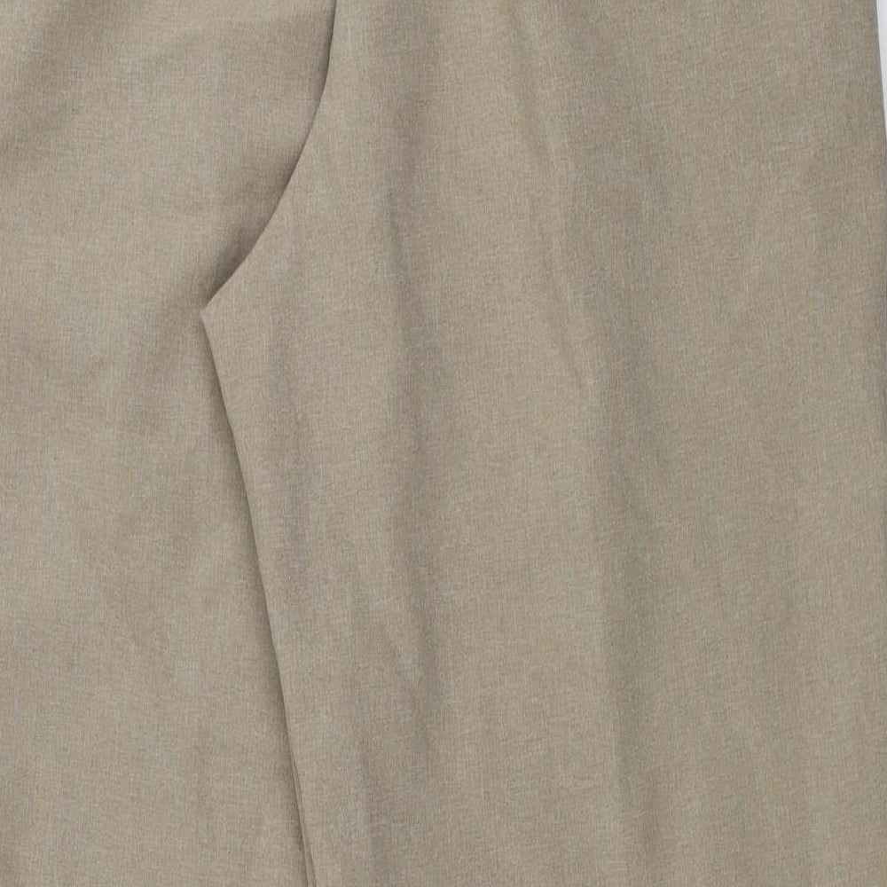 Womens UK Size 30 in Preworn Regular Fit Beige Trousers