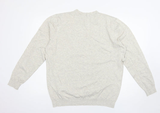 Debenhams Mens Beige Pullover Jumper Size L