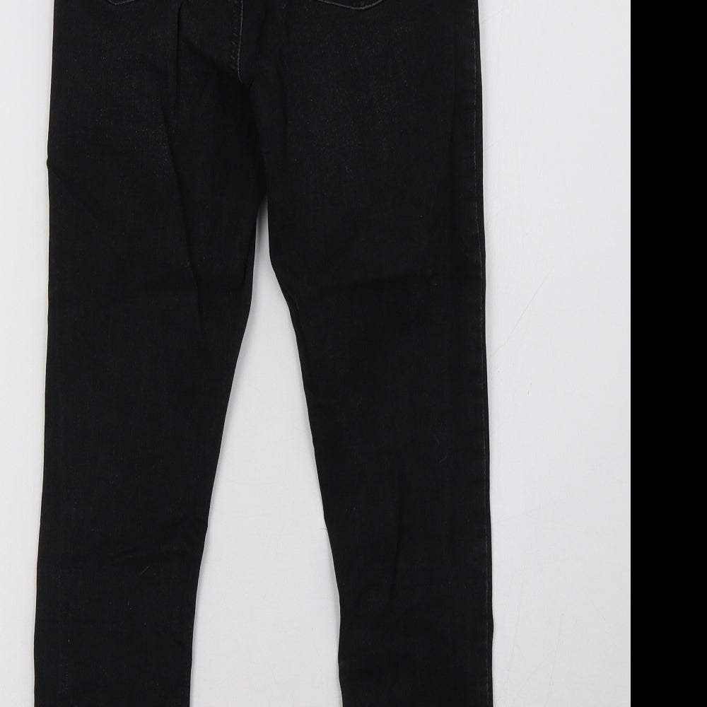 Primark Womens Black Denim Skinny Jeans Size 8 L27 in