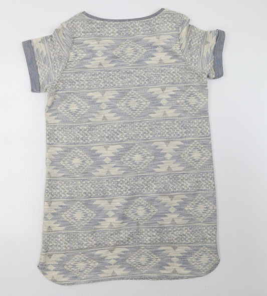 NEXT Womens Beige A-Line Size 16