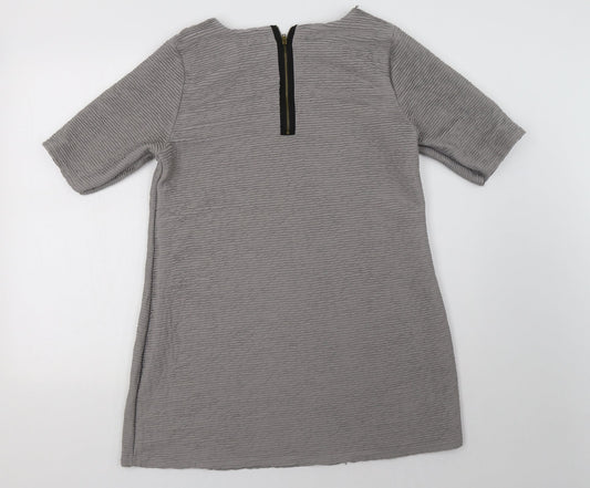 River Island Womens Grey A-Line Size 12