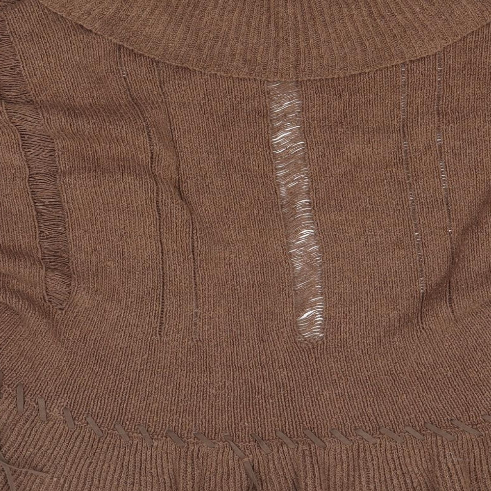 Womens UK Size L River Island Brown Cardigan Jumper