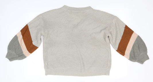 SheIn Womens Multicoloured   Pullover Jumper Size L