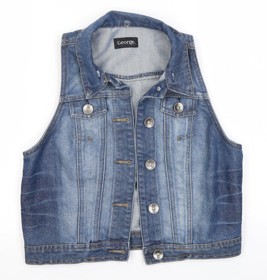 Womens UK Size 8 George Blue Jacket