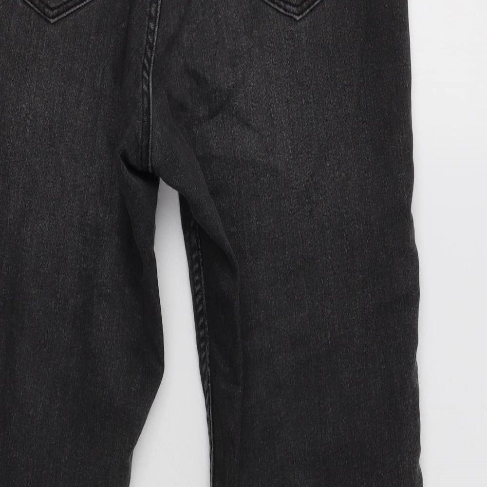Womens UK Size 10 H&M Regular Fit Skinny Grey Jeans