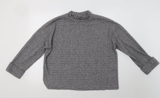 Nutmeg Womens Grey Pullover Jumper Size 16