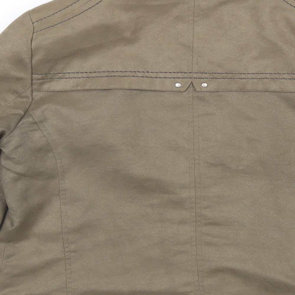 Brand and care label for Klass women’s green jacket, size UK 14