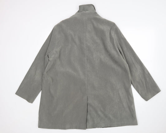 Principles Womens Green Overcoat Coat Size M