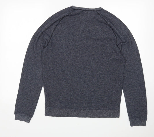 Topman Mens Blue Pullover Jumper Size M