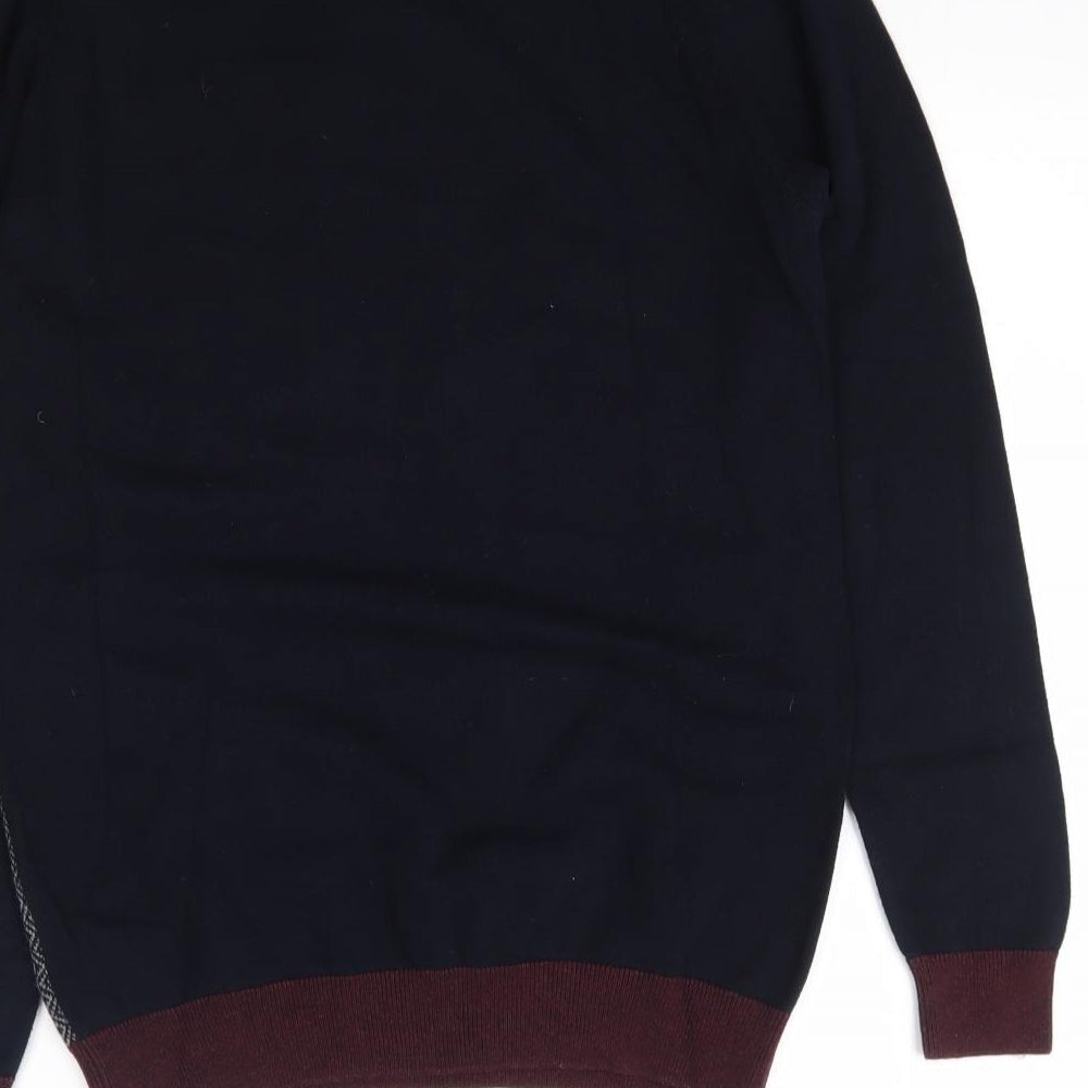 NEXT Mens Blue Knit Pullover Jumper Size M