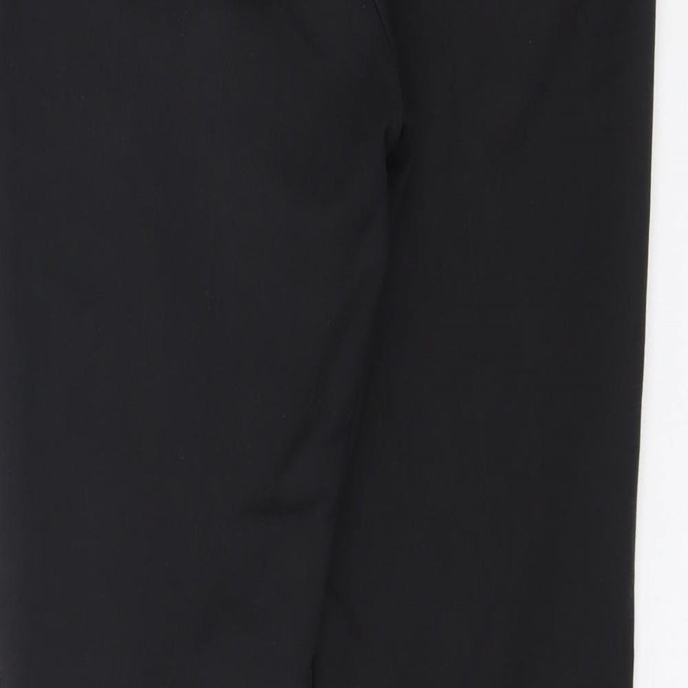 Womens UK Size 10 NEXT Regular Fit Black Trousers