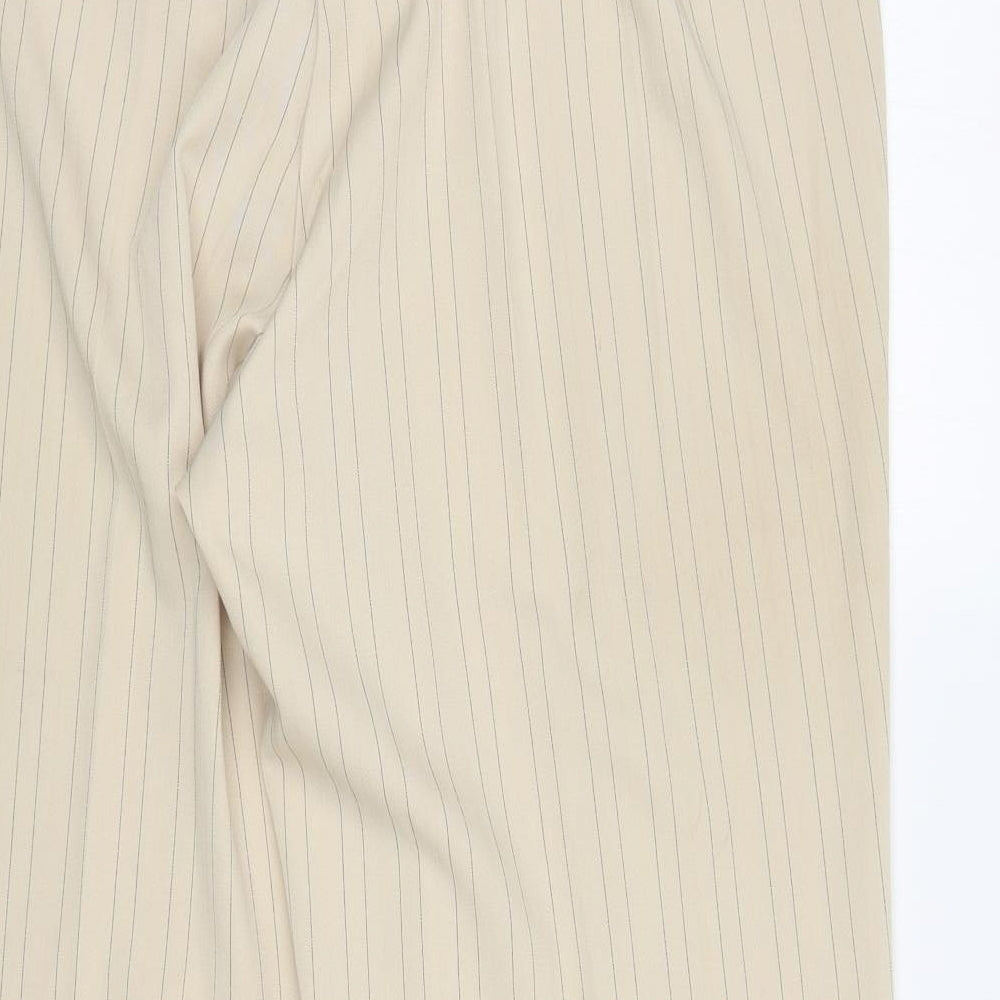Womens UK Size 20 Berkertex Regular Fit Ivory Trousers