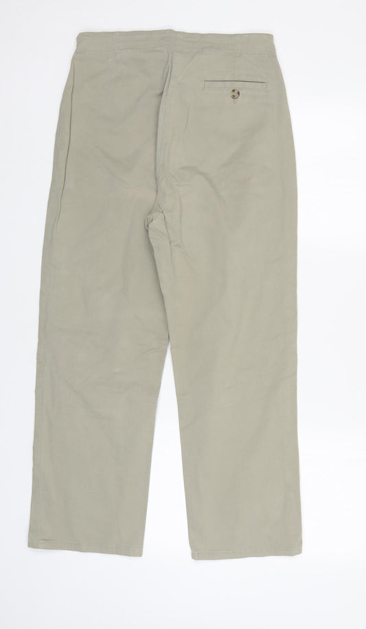 George Womens Ivory Chino Trousers Size 12 L25 in