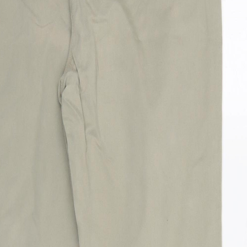 George Womens Ivory Chino Trousers Size 12 L25 in